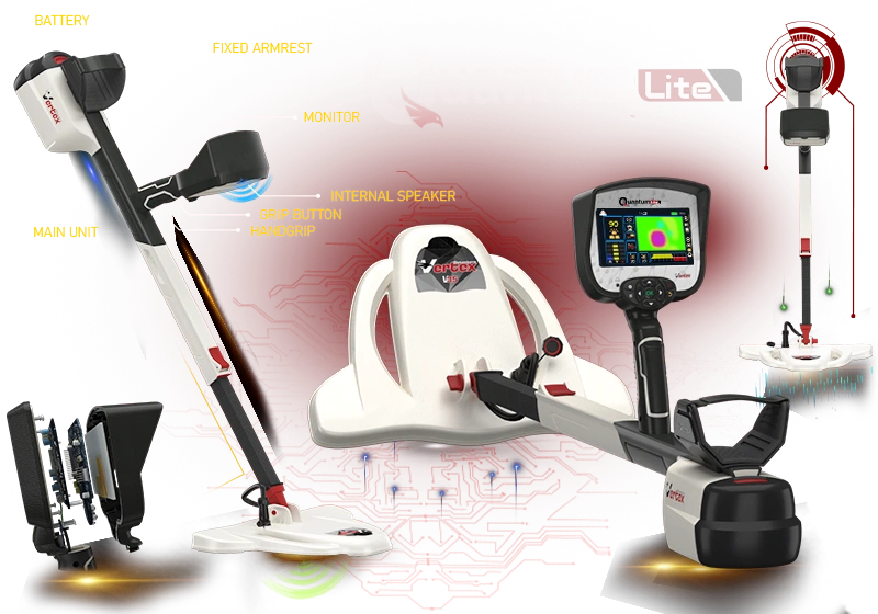 德国Vertex顶点Quantum Lite 量子地面扫描仪黄金探测器地下金属探测器